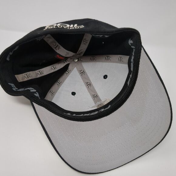 Coil Solutions Fitted Hat Black S/M Flexfit Embroidered Authentic T-Shirt Co. - Picture 6 of 8